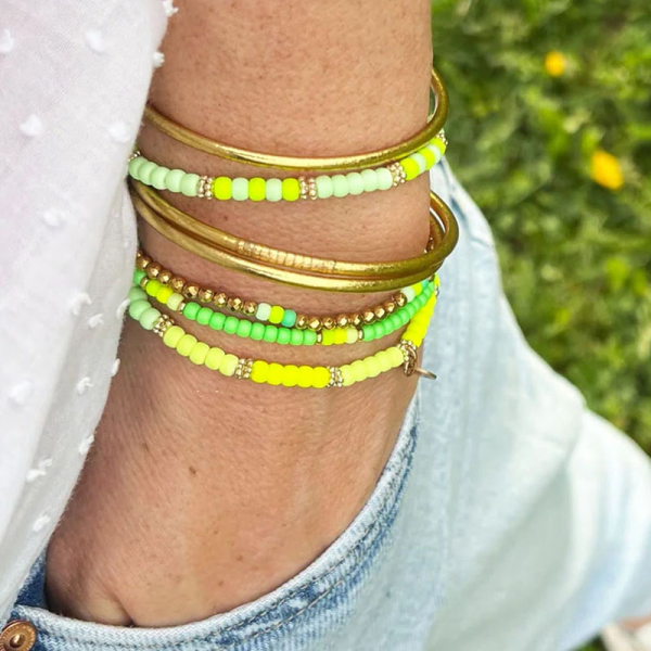 Super Gem Perlenarmband Mini Roc apple gree,n grün, style